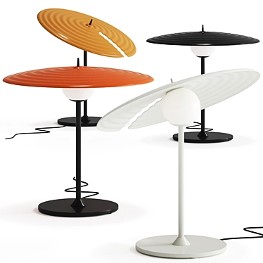 Elegant Milan Symphony Table Lamp 3D model image 1 