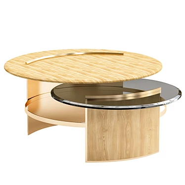 Elegant Norman Center Table 3D model image 1 