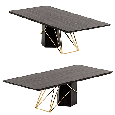 Modern Dining Table: Noah 3D model image 1 