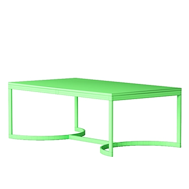 Elegant WEST SIDE Coffee Table 3D model image 1 