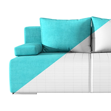 Chester Veneto: Sleek and Functional Sofa 3D model image 1 
