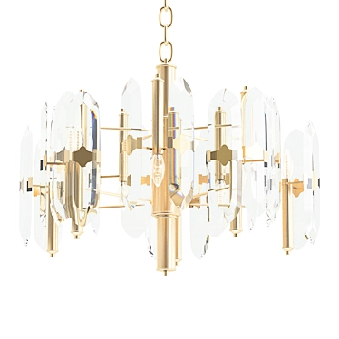 Elegant Naos Chandelier 3D model image 1 