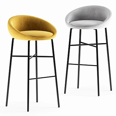 Blossom Bar Stool 3D model image 1 