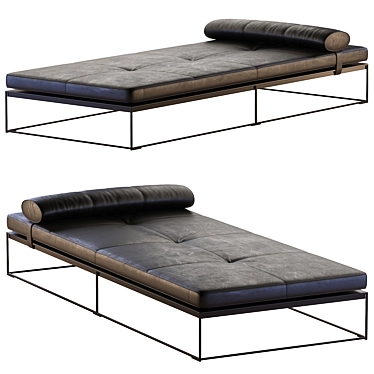 Luxury Monaco Lounge Daybed 3D model image 1 