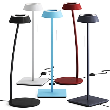 Elegant Glance Luminaire Table Lamp 3D model image 1 
