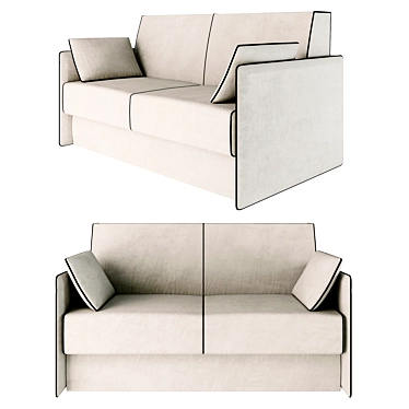 Truman Sofa Bed 3D model image 1 