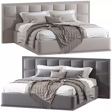 Emmett Luxury Beds: Perfect Comfort and Style 3D model image 1 