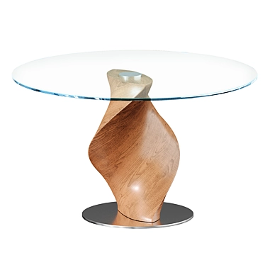 Niagara Glass Table: Elegant and Modern 3D model image 1 