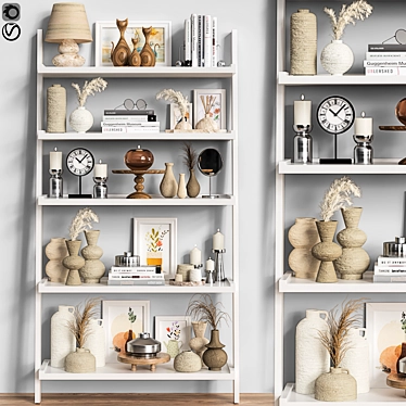 Elegant Decor Shelf: 2015 Edition 3D model image 1 