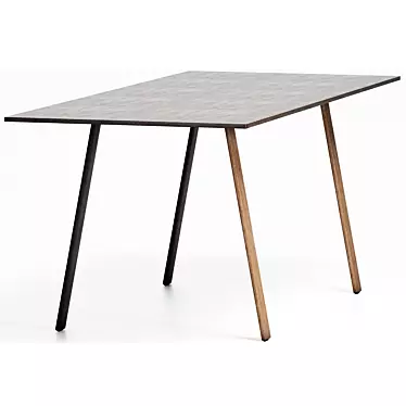 Plania Table: Contemporary Elegance With Functional Design 3D model image 1 