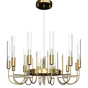 Gala II Suspension: Exquisite Design, Luxurious Illumination 3D model image 1 