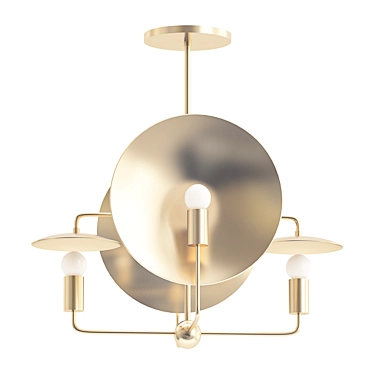 Celestial Orbit Chandelier 3D model image 1 