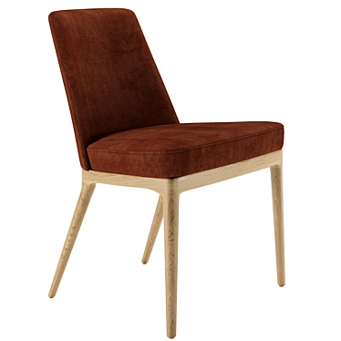 Amanda Chair: Sleek, Stylish, and Comfortable 3D model image 1 