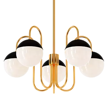 Elegant Mitzi Renee Chandelier 3D model image 1 