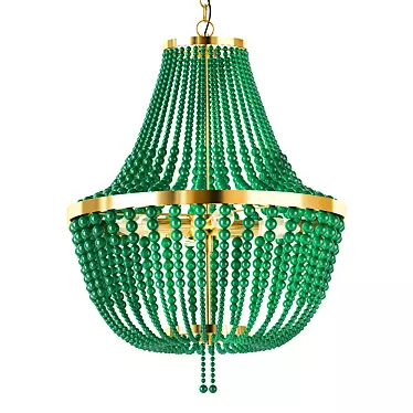 Elegant Chrysalis Chandelier: Stunning Design 3D model image 1 