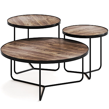 Lola Glamor Manila Coffee Table 3D model image 1 