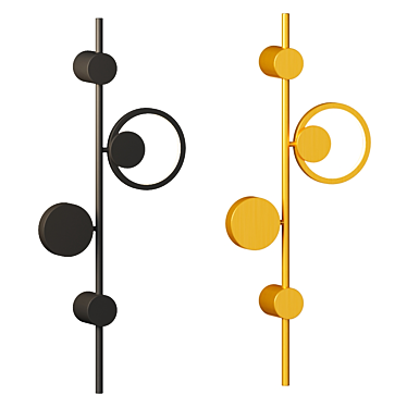 Ynhau LED Wall Lights: Modern Scandinavian Design 3D model image 1 