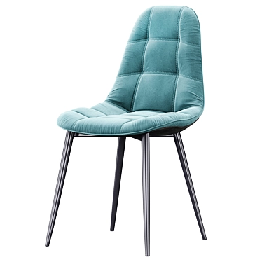 Modern Eco Back Chair 3D model image 1 