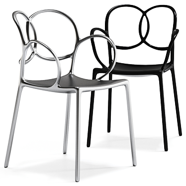 Sleek Sissi Chair: Elegance and Comfort 3D model image 1 