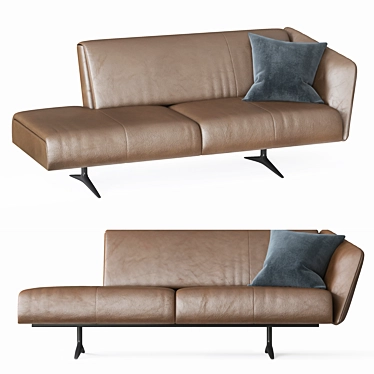 Elegant Comfort: Bundle Sofa 3D model image 1 