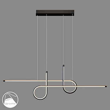 Sleek Pendant Lamp | LampsShop.ru 3D model image 1 