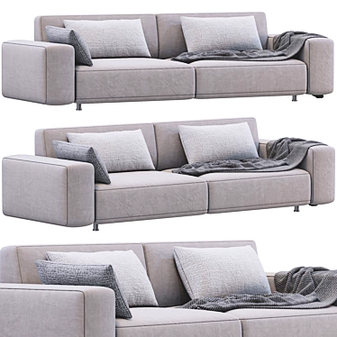 Crossstyle Sofa: Modern, Stylish, and Functional 3D model image 1 