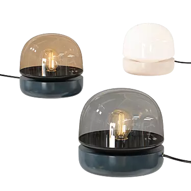 Modern Stone Table Lamp 3D model image 1 