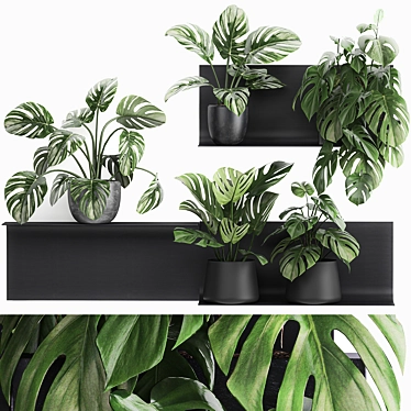 Exotic Vertical Garden Shelf 3D model image 1 