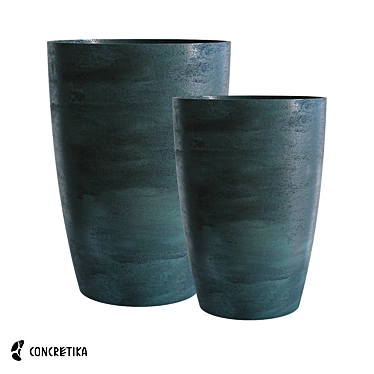 CONCRETIKA VERANDA midnight planter collection OM