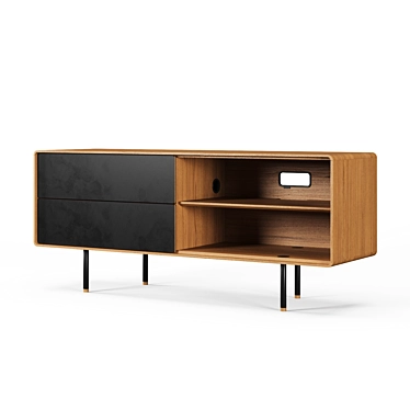 Gazzda Fina Sideboard 150: Stylish Storage Solution 3D model image 1 