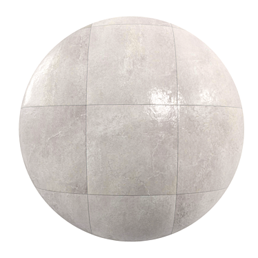 Avenue Gris: High-Quality Floor and Wall PBR Material 3D model image 1 