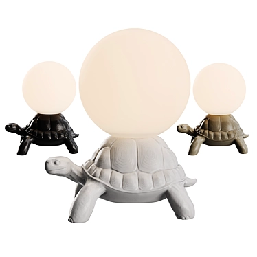 QEEBOO Turtle Carry Lamp: Portable & Stylish Lighting 3D model image 1 