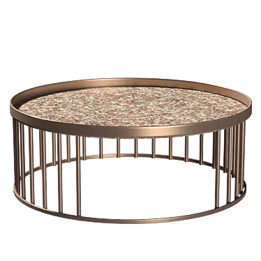 Andra T6934: Elegant Granite Coffee Table 3D model image 1 