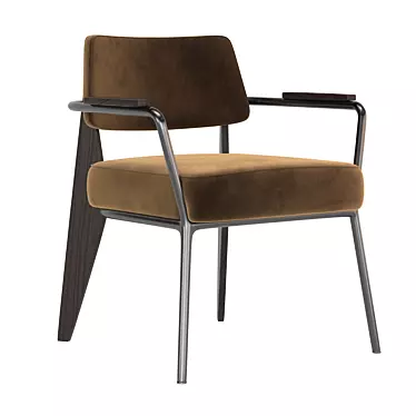 Stylish Fauteuil Chair by Vitra 3D model image 1 