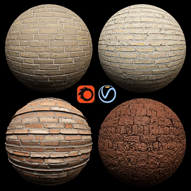  Brick Texture Pack | PBR Material 3D model image 1 