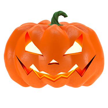  Spooky Pumpkin Decor for Halloween 3D model image 1 