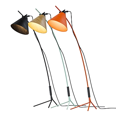 Modern Cone Pendant Light 3D model image 1 