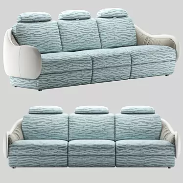 Calilla Sofa: Innovative Design by Natuzzi Italia 3D model image 1 