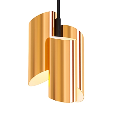 Hargraves Pendant: Modern Millimeter-Sized Light 3D model image 1 