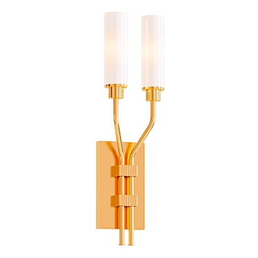 Modern Double Sconce - Winfield Upgrade 3D model image 1 