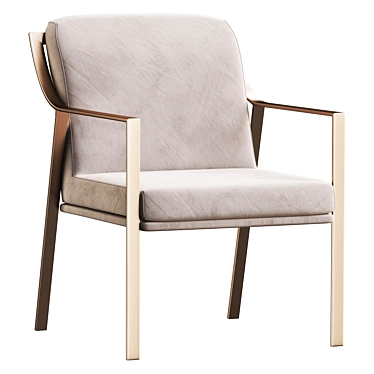 Valentine Armchair: Elegant and Versatile Seating. 3D model image 1 