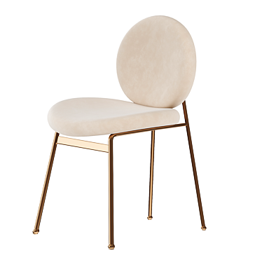 Modern Minimalist Jane Dining Chair 3D model image 1 