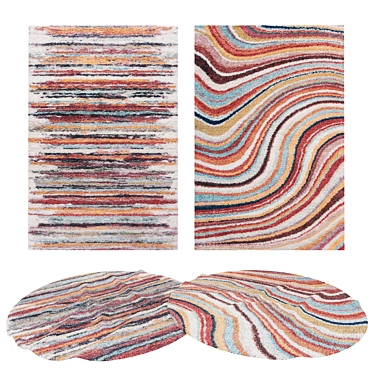 Versatile Rug Set: 8 3D Models 3D model image 1 