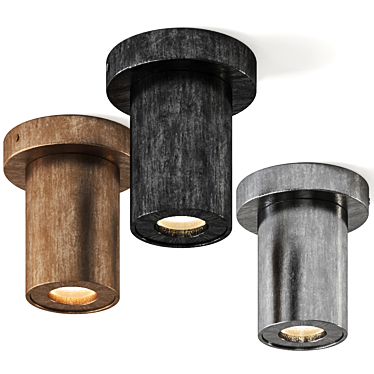 Bronzetto Timeless Urban 31 Ceiling Spotlight 3D model image 1 