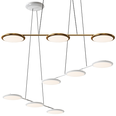 Elegant Vivaldi Pendant Lamp 3D model image 1 