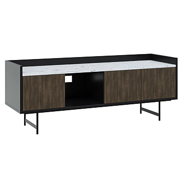 Uvan Art Sunset TV Stand 3D model image 1 