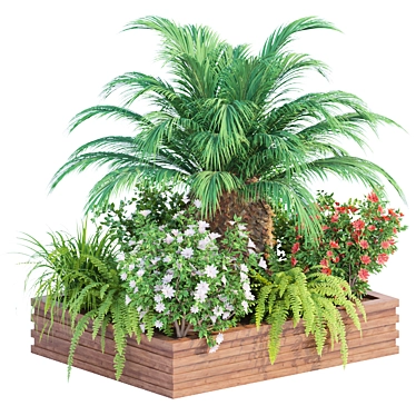 Premium Outdoor Plant Collection 3D model image 1 