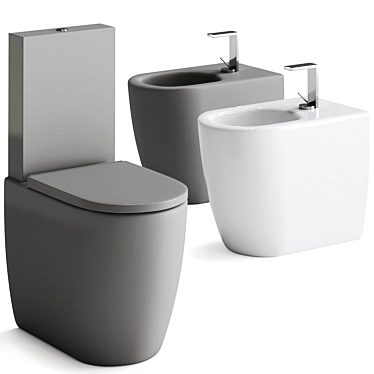 Cielo Smile Monoblock WC 3D model image 1 