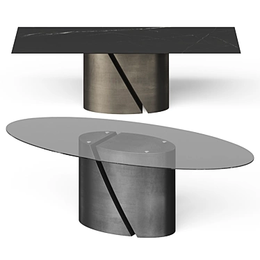 Elegant Wadi Dining Table - Vray/Corona 3D model image 1 