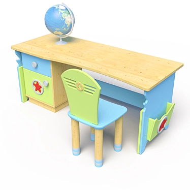 Aviator Pine Growing Table 3D model image 1 